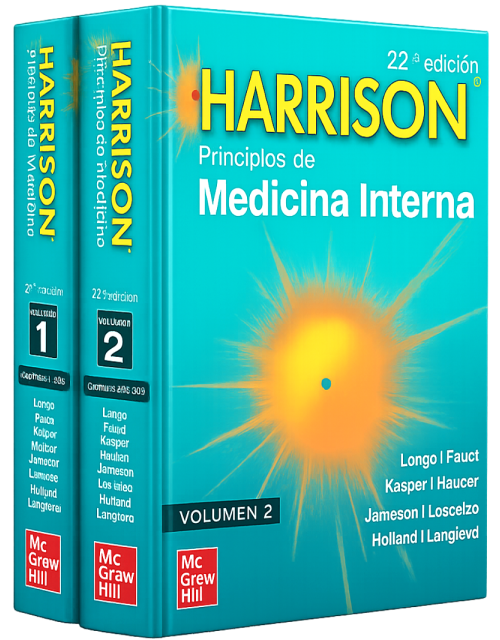 HARRISON Principios de Medicina Interna 22ª Ed. (2 Volúmenes)